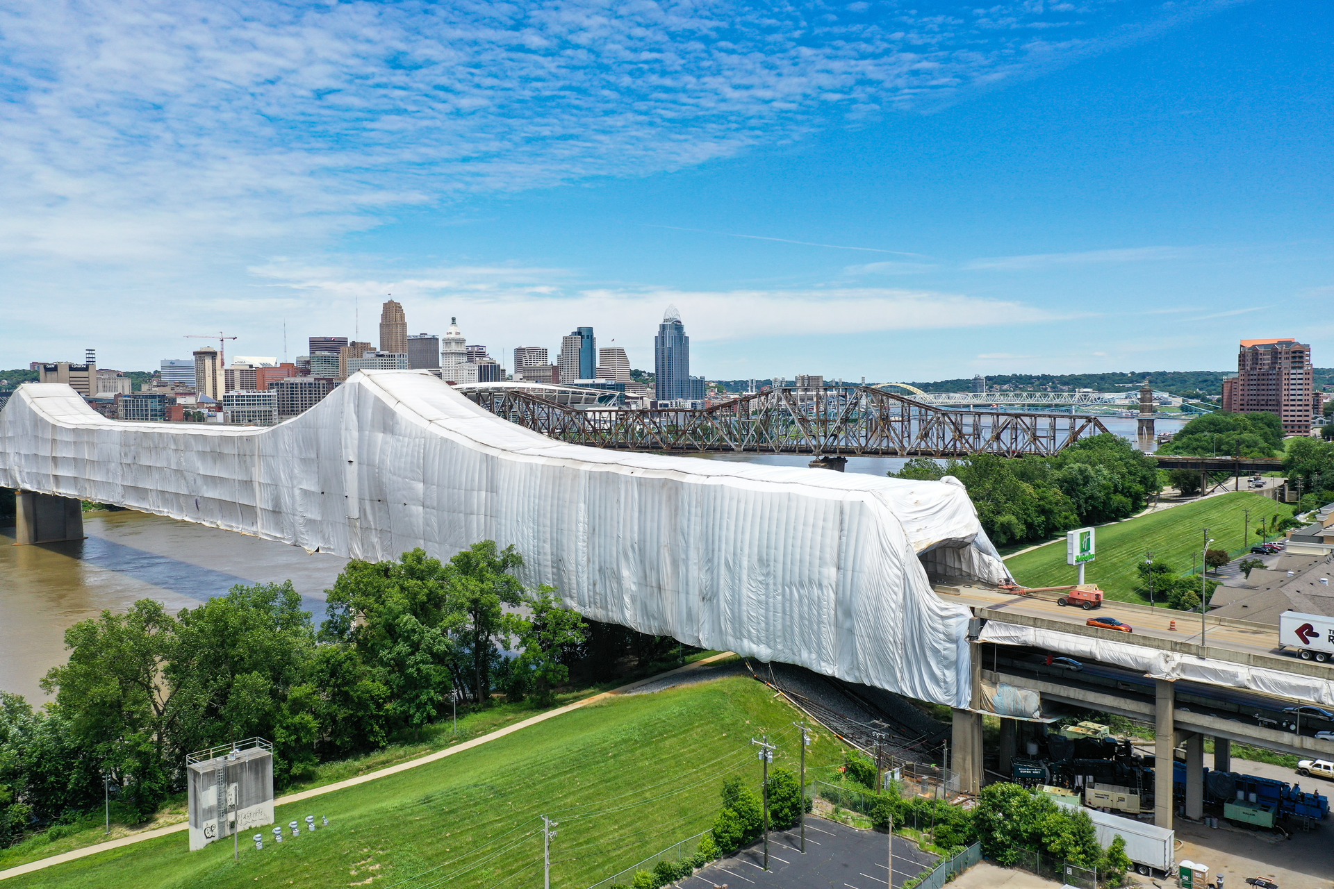Lawmakers, including President Joe Biden, have pointed to the Brent Spence Bridge as a project that could benefit from the IIJA spending package.