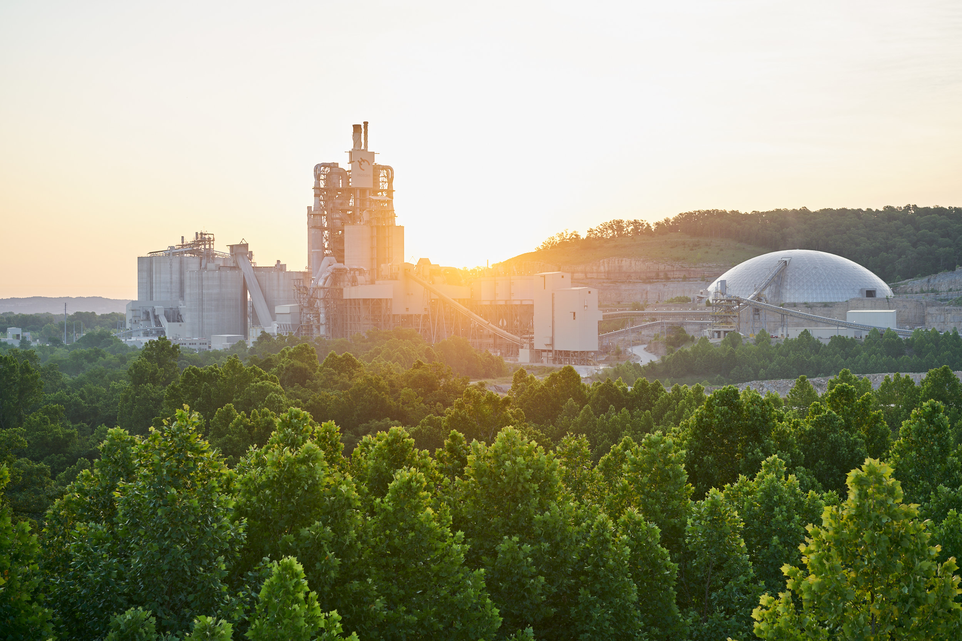 LafargeHolcim’s flagship cement plant in Ste. Genevieve, Missouri.