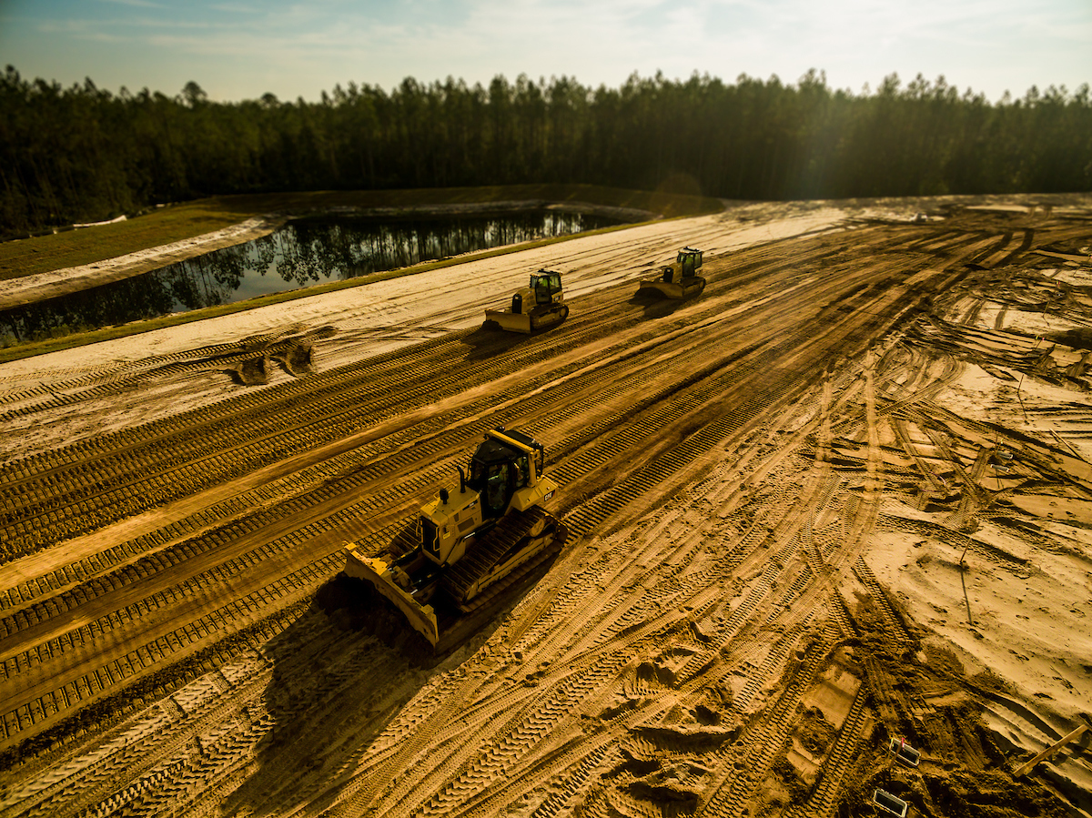 Vallencourt Construction is primarily a residential sitework contractor, with 55 crews and more than 400 pieces of equipment working in northeast Florida.