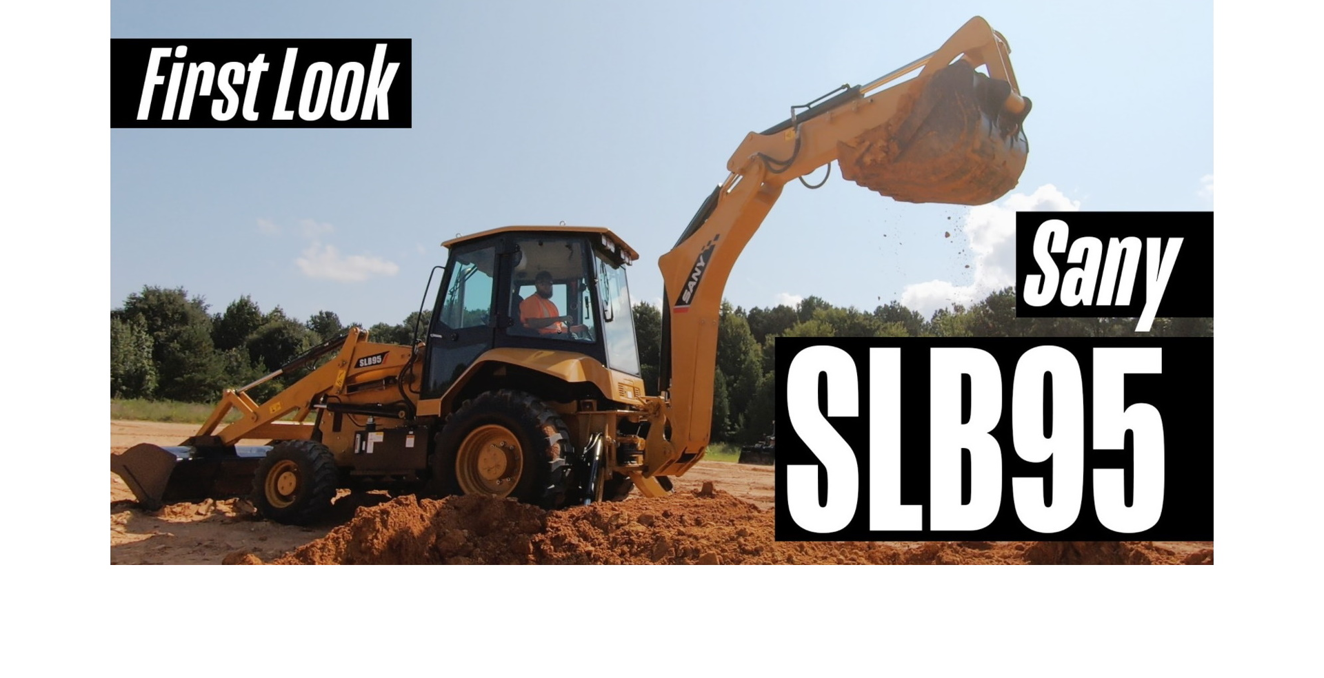 Sany Backhoe