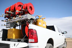 If you perform frequent oil changes in the field for small equipment, you may want to add mobile lube equipment to an existing service truck using customizable systems like the Sage Oil Vac Lubebuilder.