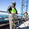 To eliminate the imperfections in the pile caps, columns and barrier walls, DPR Construction used four Stinger electric flex shaft vibrators from Minnich Manufacturing on the jobsite.