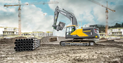 Prototype testing to date for the digital hydraulic actuator on a 30-ton excavator has shown fuel efficiency improvements of 50% compared to a standard Volvo CE machine working in the same operation.
