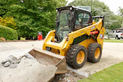 Tire inspection is key for skid-steer loaders. Flat or underinflated tires can affect the machine’s safety and performance in addition to leading to downtime