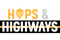 Hops And Highways Logo Color