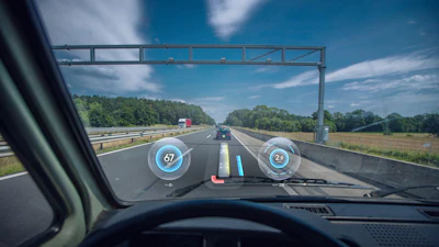 Electric Truck Head Up Display (hud)
