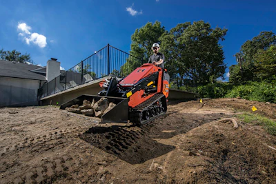 A standard bucket or fork attachment is one of the most popular attachments for stand-on skid steers and is a low-cost alternative for moving material on and off the jobsite.