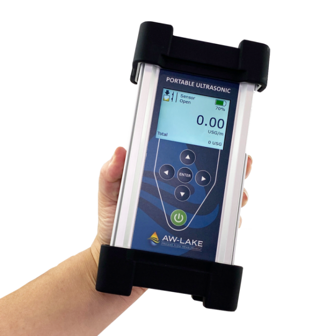 The handheld, IP67-rated flow meter is designed for measuring the flow rate of clean, non-aerated fluids in full pipes such as water, chemicals and fuel oils.