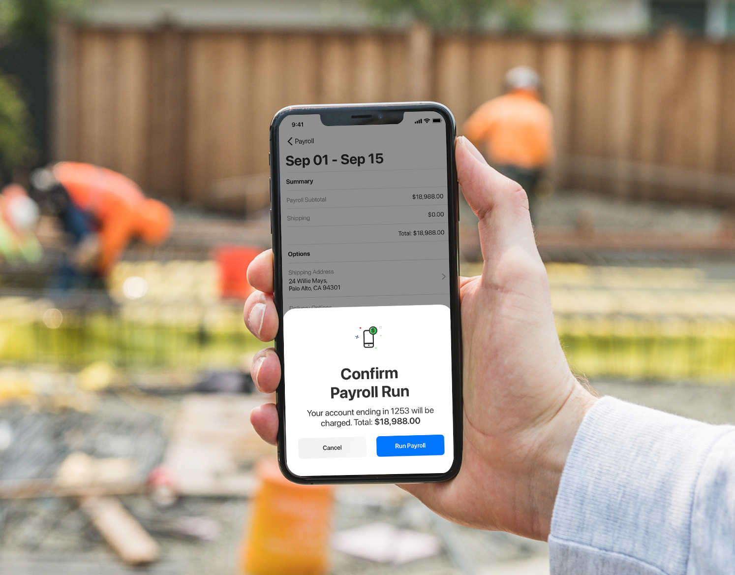 The app is geared toward contractors and small and medium businesses with hourly workers, such as carpenters, woodworkers and other construction-related professionals and industries.
