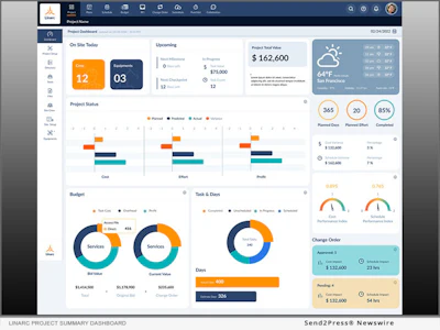 The construction platform has an open API and integrates with standard project management solutions, ERPs and other software for accounting and transparency.