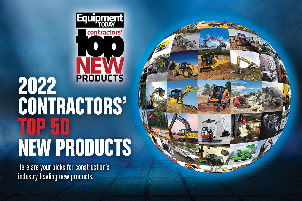 Equipment Today's 2022 Contractors’ Top New Products Award Winners: Downloadable Directory