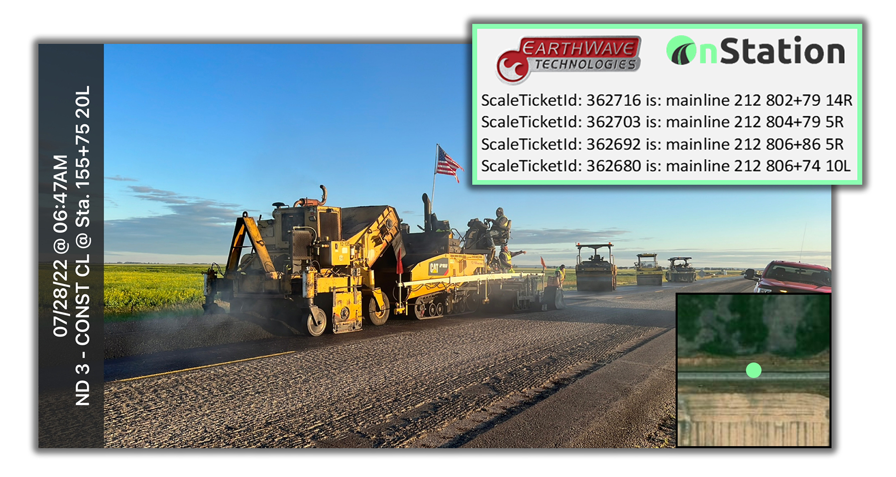 This new functionality automatically tracks the load from the time it is loaded at the asphalt plant, through its dumping into the paver on the job site.