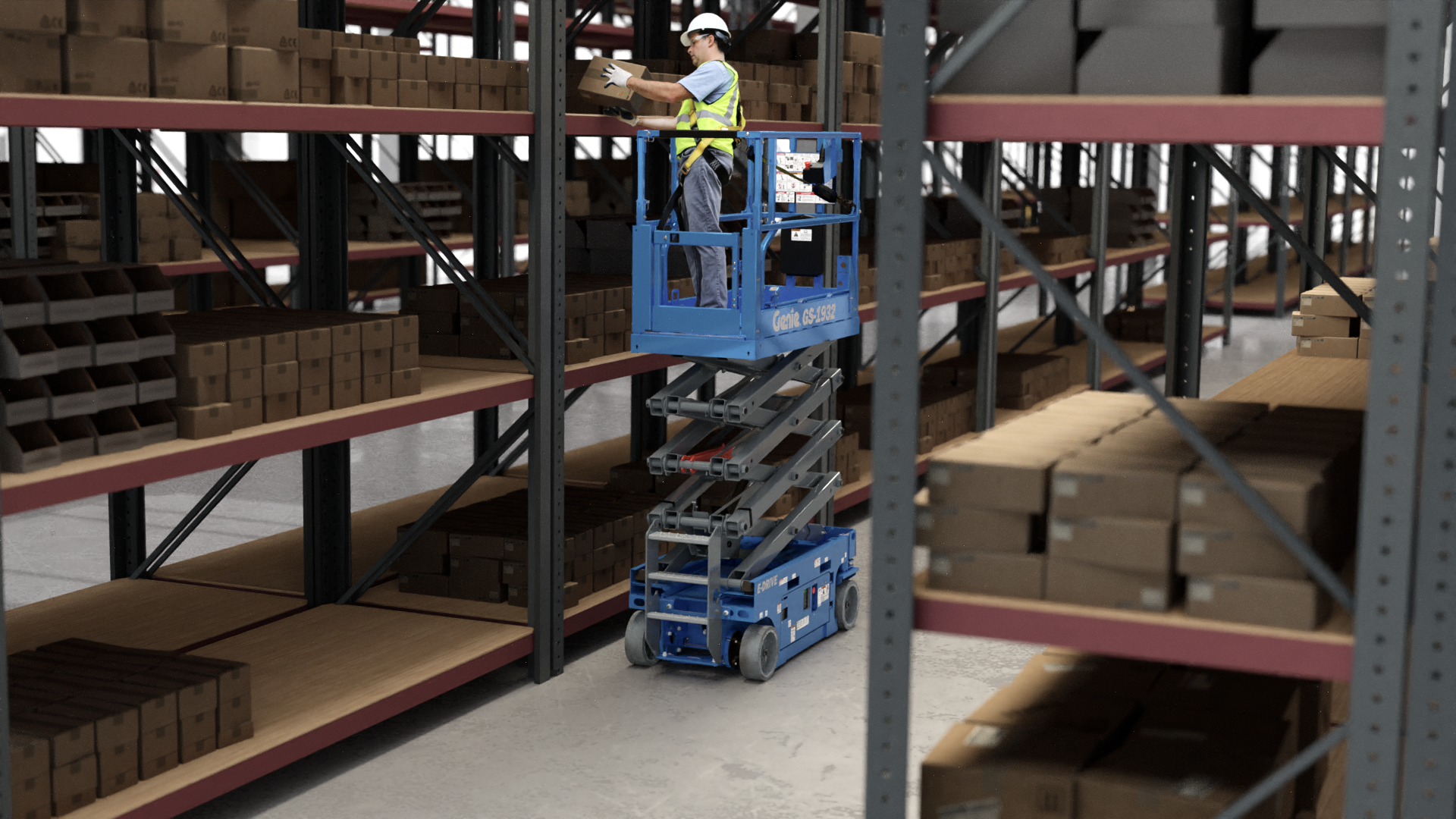 The white noise alarm is available as an option on all new Genie slab scissor lifts, telehandlers (ANSI only), runabouts and AWPs, and will be available in Q1 2023 on boom lifts and RT scissor lifts.