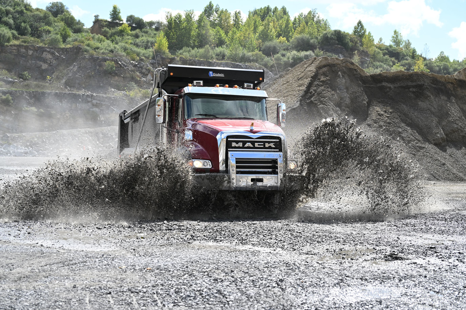 Mack Truck In Quarry