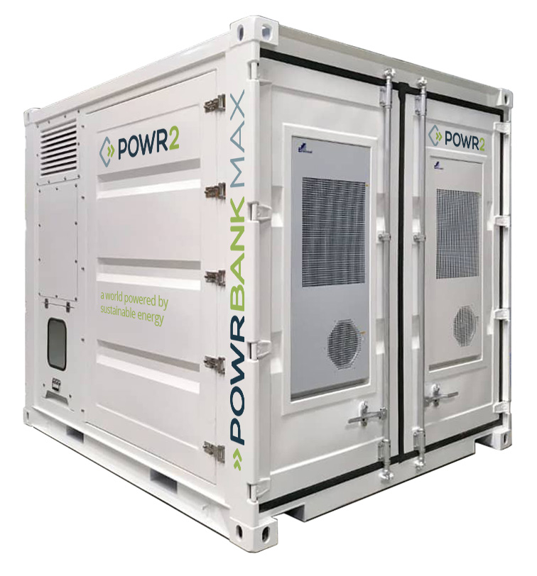 Designed with the construction and rental industries in mind, the POWRBANK MAX can handle temporary-power applications including, but not limited to, tower cranes, large pumps and hoists.