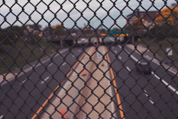 View of I-375 from an overpass