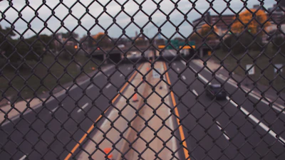 View of I-375 from an overpass