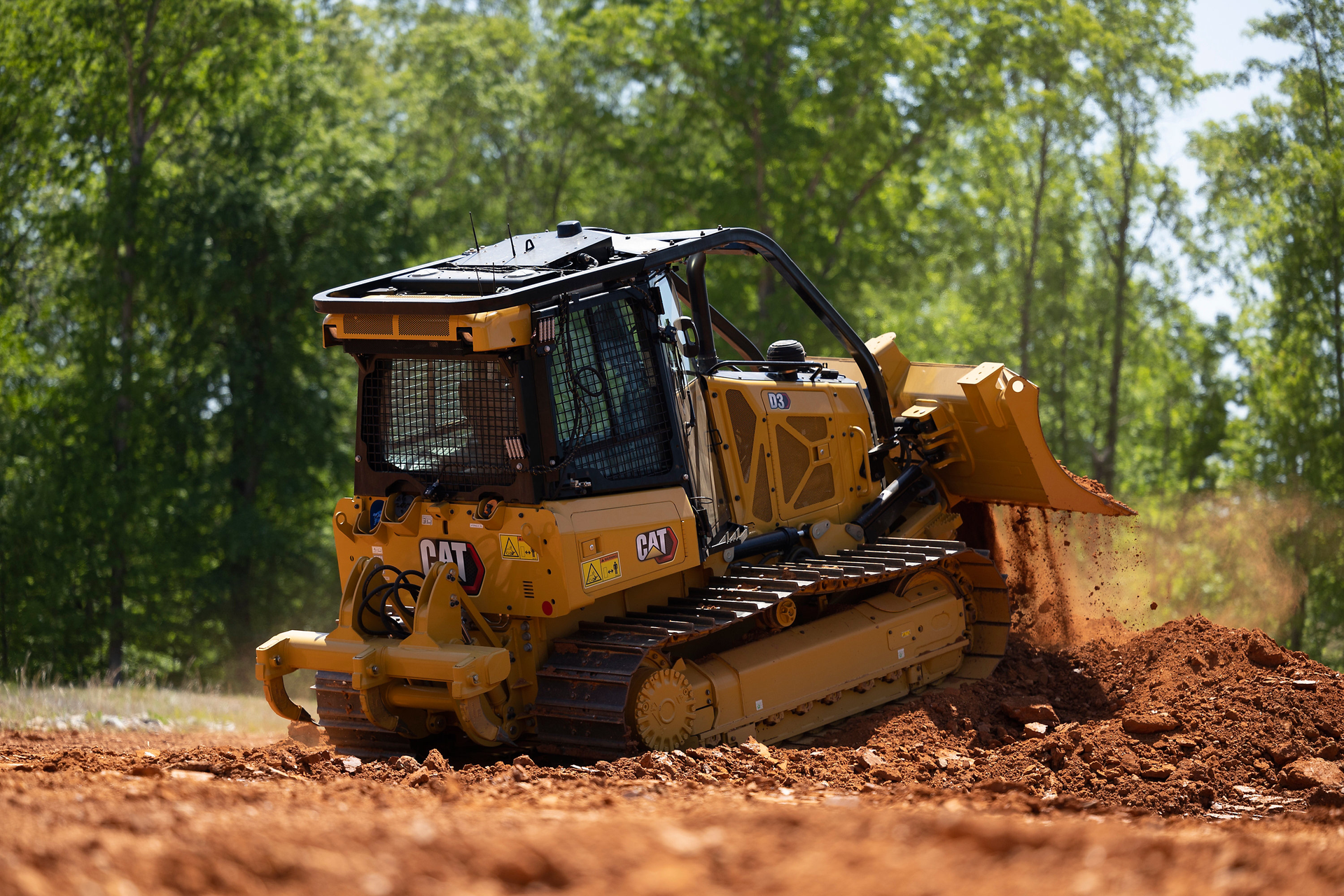 Cat operator assist features are available on D1-D3 dozers. Dealer Command for dozing installation kits are now also available and machines in the field can be retrofitted with the technology.