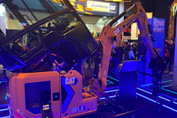 The new, all-electric Caterpillar 301.9 mini excavator features the Cat Next Gen platform.