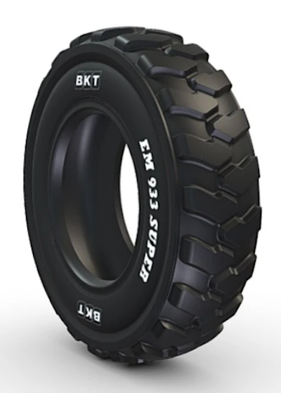 The EM 933 SUPER offers a rugged sidewall design with a protruding rib that enables close contact of two tires without the need for a special rubber ring to avoid rock penetration.