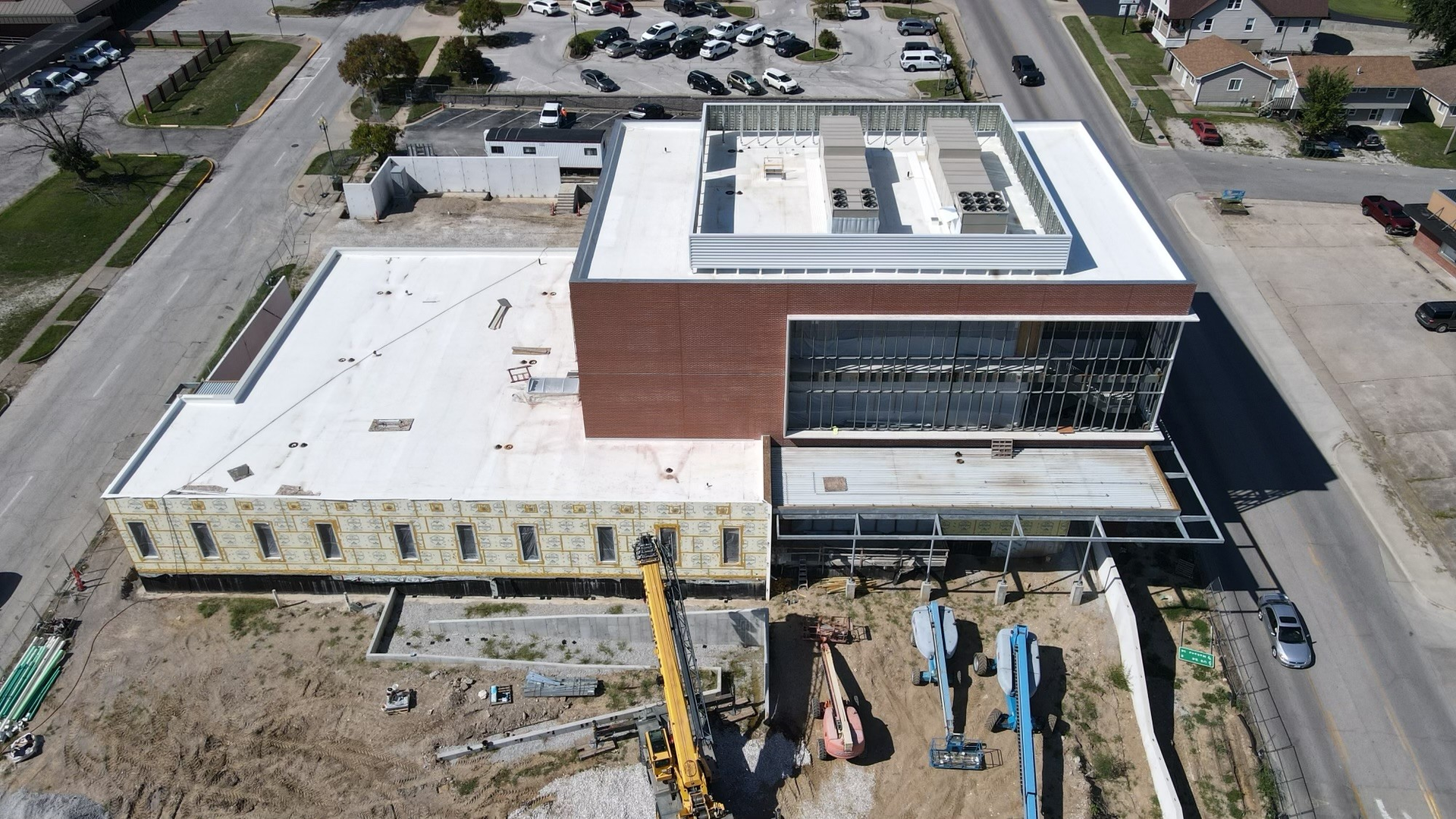 Callaway County Justice Center under construction by Little Dixie Construction in Fulton, Mo.