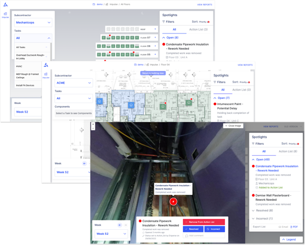 Impulse supports processes used in construction with performance insights that project teams can utilize to inform critical day-to-day decisions.