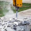 Compatible with the Brokk 900 demolition robot, this versatile hydraulic breaker attachment has a 400-900 blow-per-minute rate applicable for breaking granite and similar types of rock or surfaces.