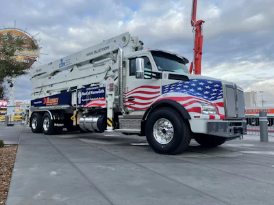 auction item at world of concrete