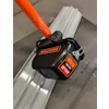 Powered by the M18 REDLITHIUM Milwaukee battery, the vibratory bull float is designed for blending concrete in emergency situations.