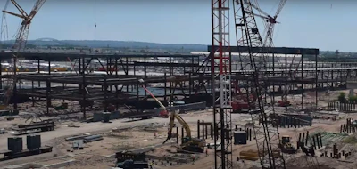 The $2.7 billion rebuild of Newark Liberty International Airport's Terminal A includes 33 gates.