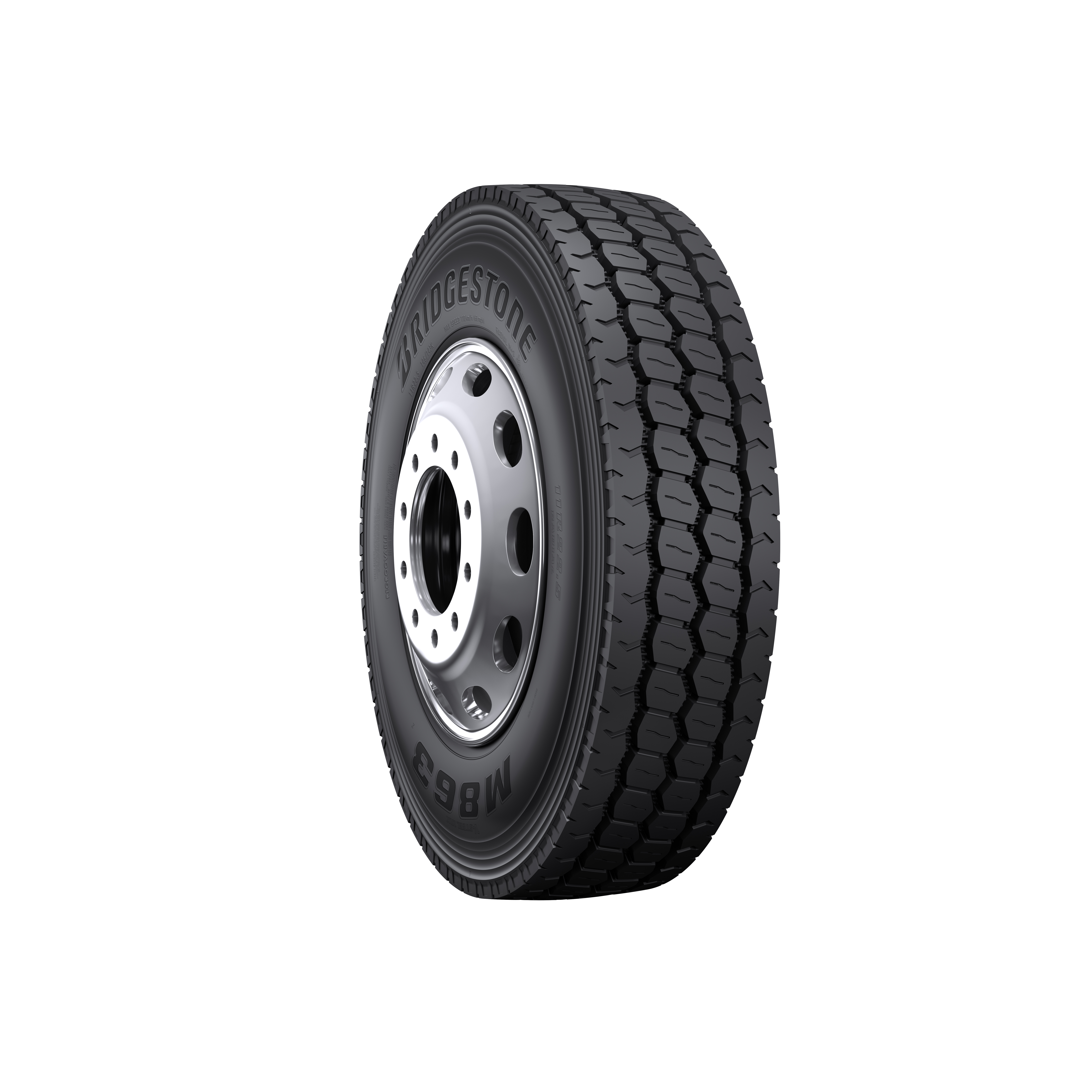 The Bridgestone M863 is currently available in four sizes: 11R22.5, 11R24.5, 315/80R22.5 and 12R22.5, with more sizes expected to become available in 2023.