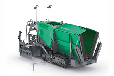 The small paver from Vögele: The SUPER 700i is highly maneuverable and compact, and can pave at widths between 1 ft. 8 in and 10 ft 6 in.
