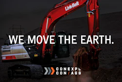 Link-Belt plans to display a number of machines on the Festival Grounds at CONEXPO, including several equipped with grading solutions by Trimble Earthworks.