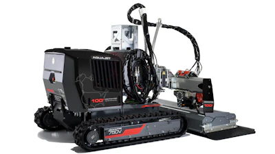 The Aqua Cutter 750V Hydrodemolition Robot