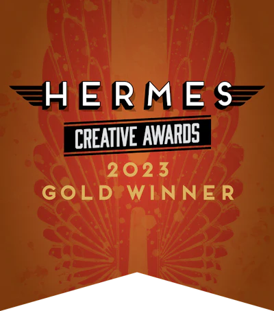 WeAreSaferTogether.org was recognized with a 2023 Gold-level Hermes Creative Award under the Electronic Media / Social Media / Interactive Media category, which includes web elements such as microsites.