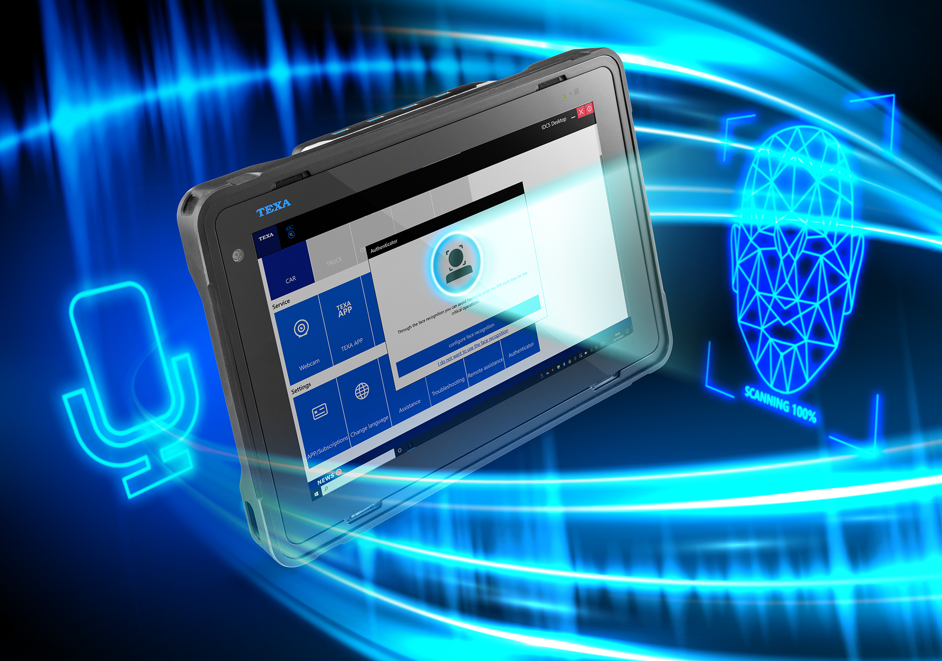 The AXONE VOICE is equipped with a 13.3-in. capacitive screen with 2560×1600 resolution, protected by a Gorilla Glass.