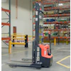 The Tora-Max Walkie Stacker is designed with the versatility to handle light-duty loads and includes pinwheel capability to navigate tight aisles and compact spaces with control.