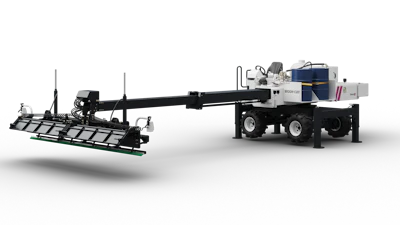 Concrete Broom + Cure Machine