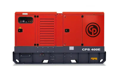 Powered by a WEG motor, the CPS-400E delivers 150 psi during use and is equipped with an intuitive electronic controller.