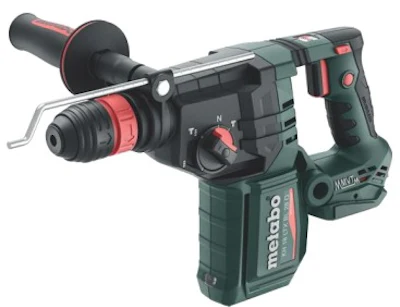 Designed for chiseling and demolition, the combination hammer has a maximum impact rate of 4,470 bpm with three joules.