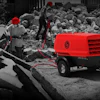 Equipped with a liquid-cooled, three-cylinder Kohler diesel engine, the CPS 185-100 is built to power two 90-lb. breakers, or other additional tools, and ranges up to 125 psi.