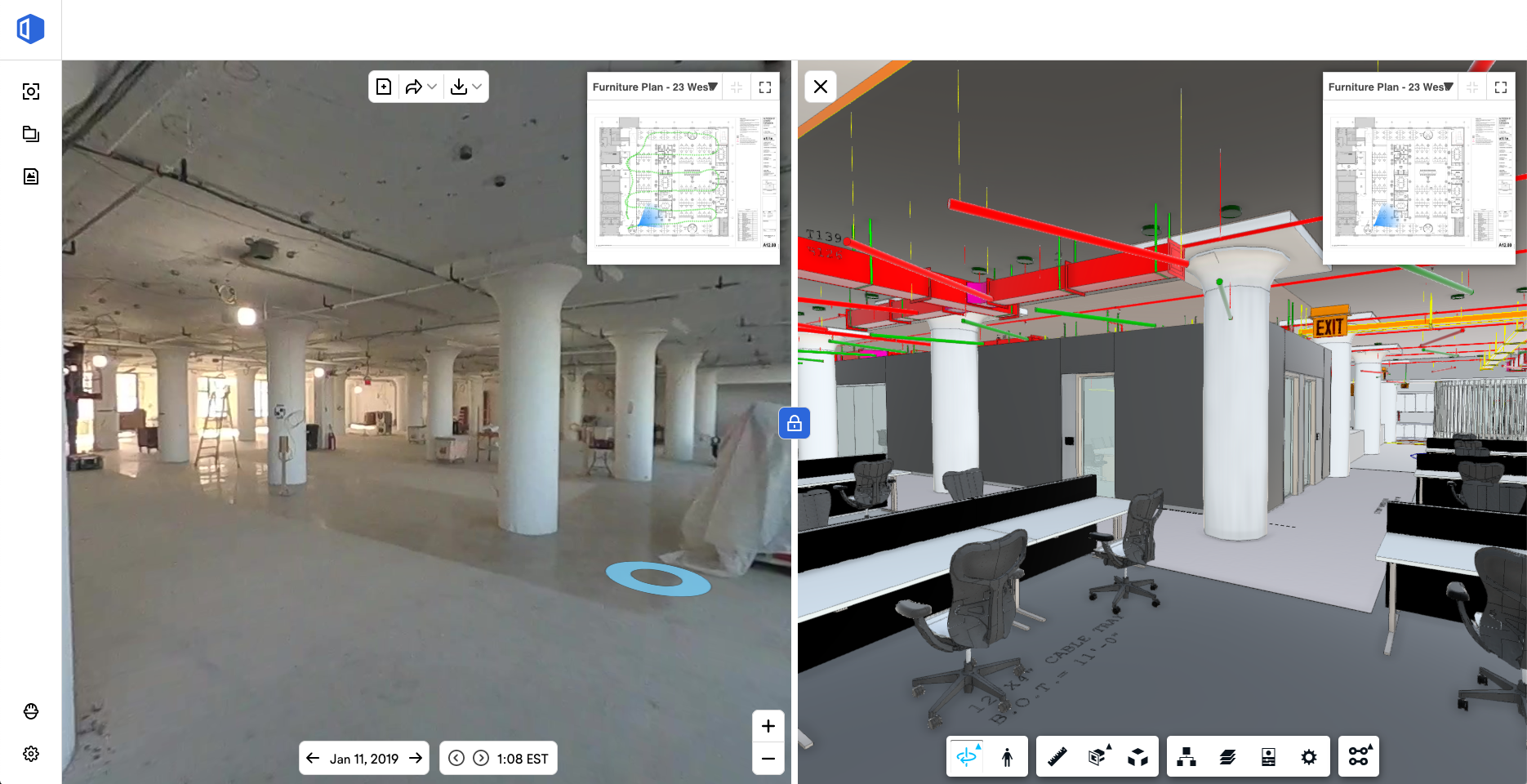 OpenSpace unites reality capture with the project and project models to support project execution, quality, progress tracking and other business-critical construction workflows.