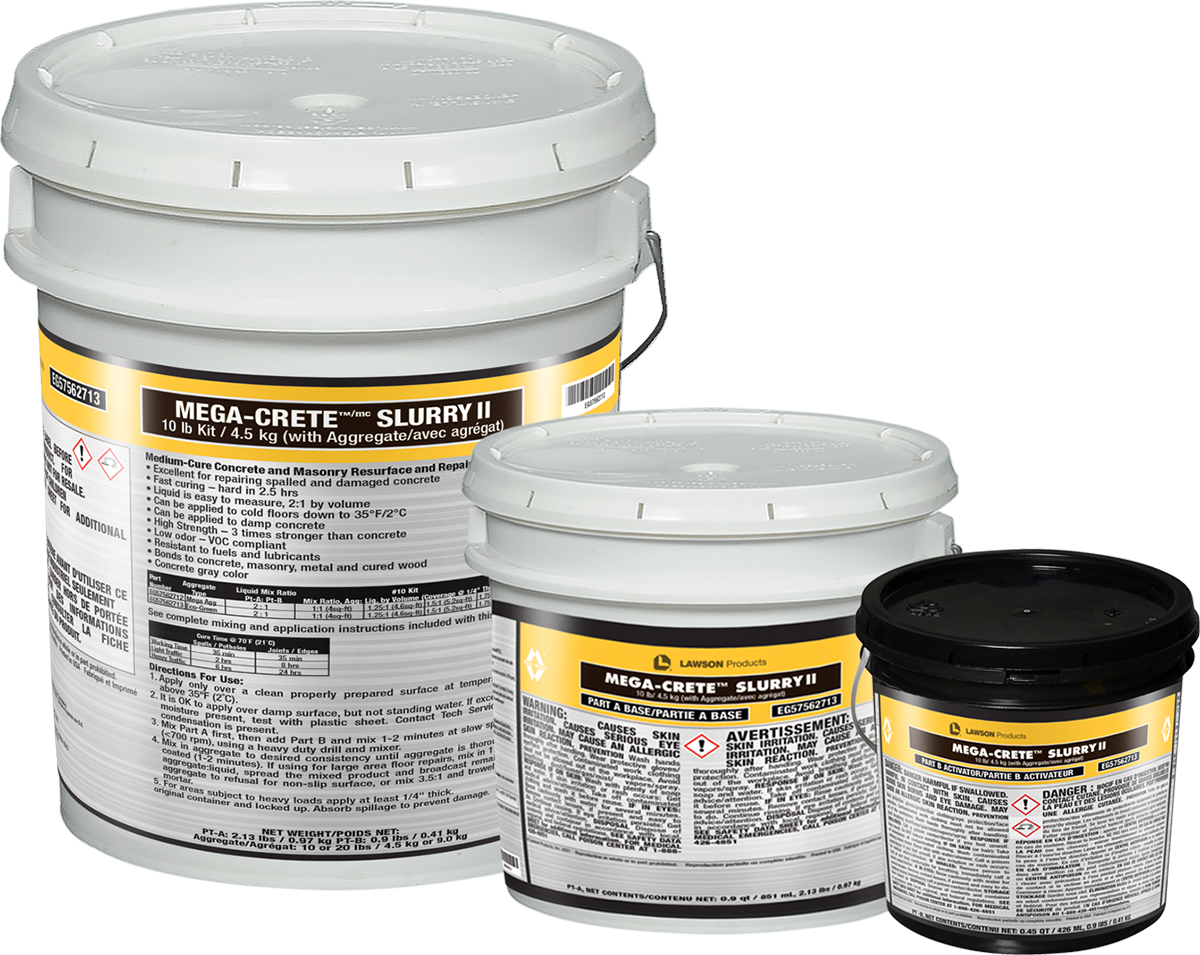 Four times stronger than concrete, the medium-cure compound can be applied to damp concrete and cold floors down to 35°F (2°C).