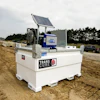 Available plug-and-play fuel storage accessories include pumps, hoses and specialized accessories such as fire extinguishers, trailers and solar panels.