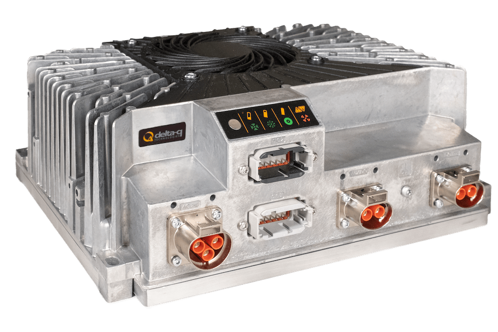 The XV3300 integrates a 3.3 kW battery charger, a 500W DC-DC converter to power auxiliary loads and an EV charging station interface.