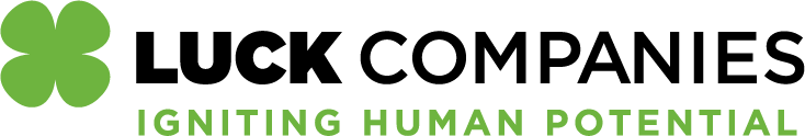 Luck Companies Logo With Tagline