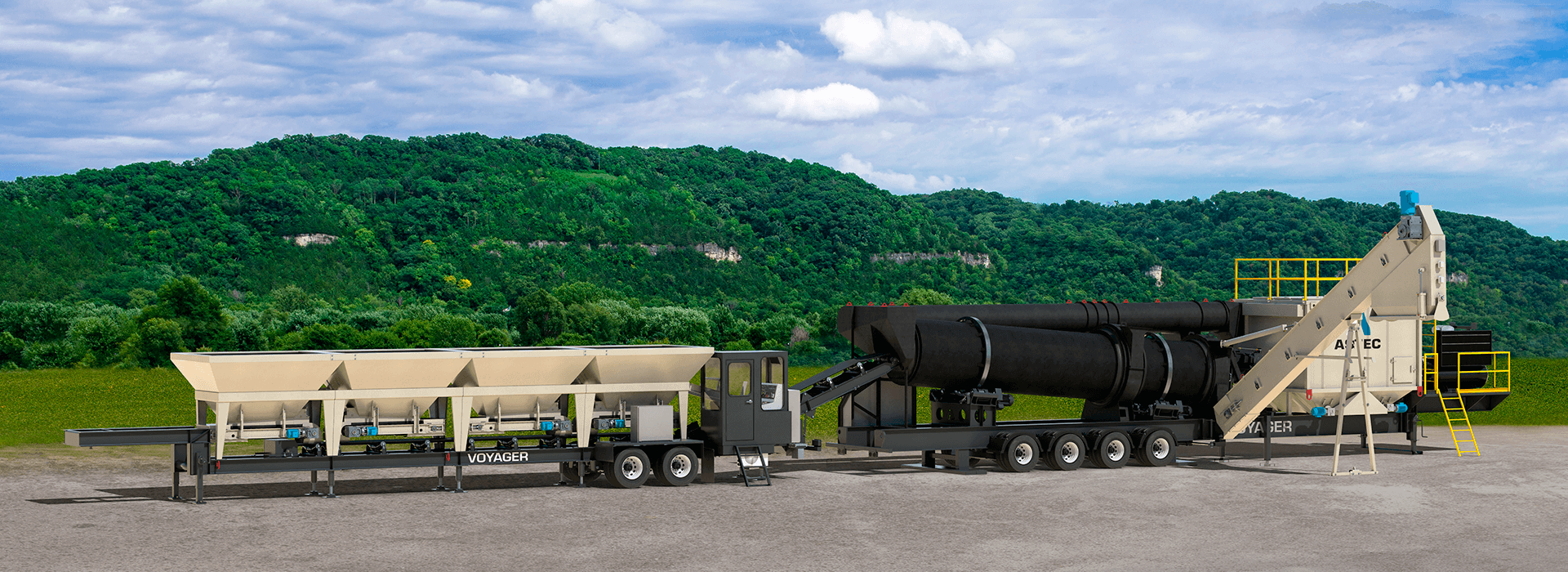 Hero Voyager Portable Asphalt Plant