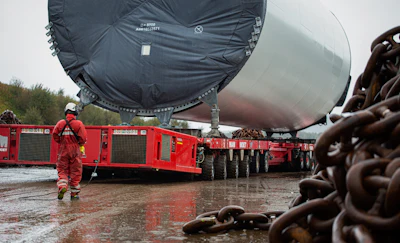 Fitting new engines in existing SPMT fleets cuts down on both waste and additional construction, compared to purchasing new zero emission equipment.