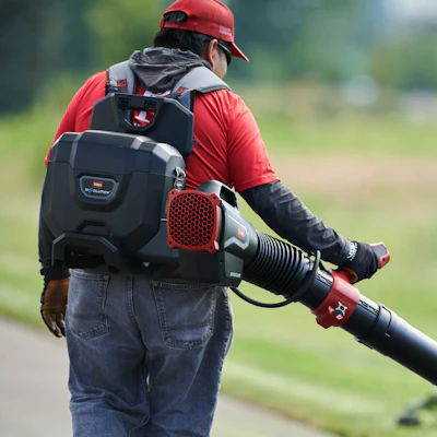 Leaf blowers can help landscape contractors contend with debris management.