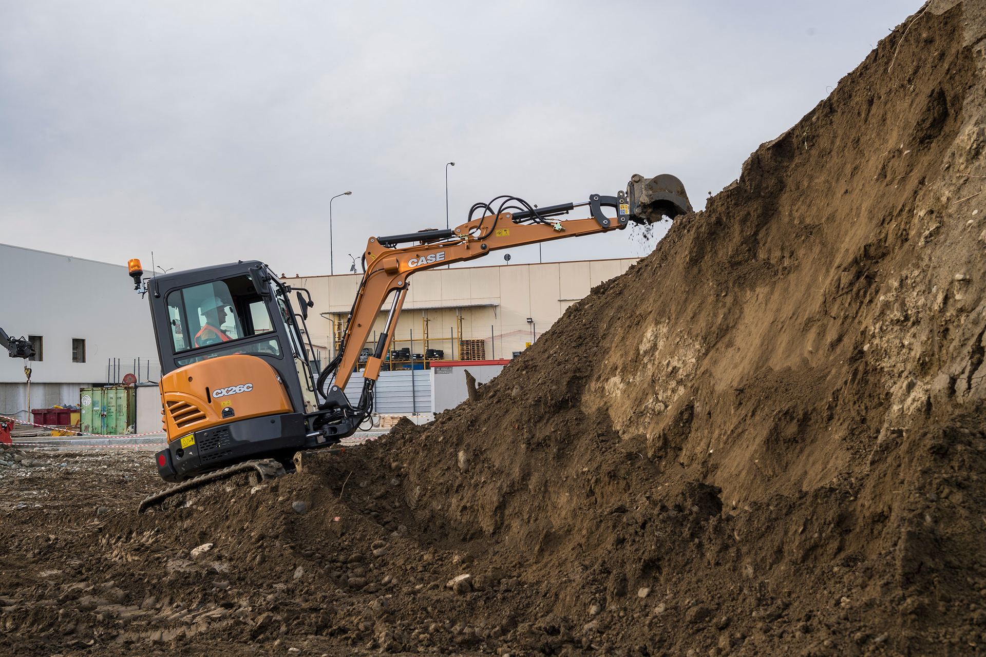 Able to be towed with a conventional pickup truck -- without any need for a CDL -- compact excavators like the CASE CX26C are an easy addition to a majority of companies' fleets.
